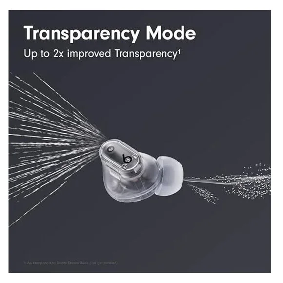 NEW Beats Studio Buds + | True Wireless Noise Cancelling Earbuds - Transparent - Picture 3 of 11